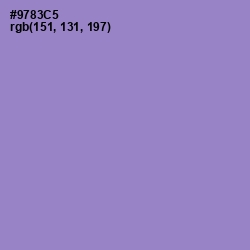 #9783C5 - Blue Bell Color Image