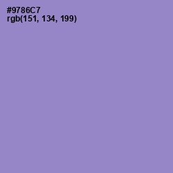 #9786C7 - Blue Bell Color Image