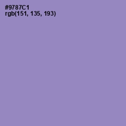 #9787C1 - Blue Bell Color Image