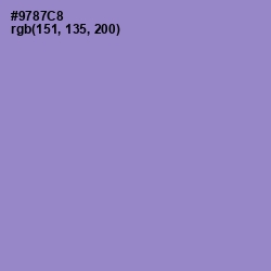 #9787C8 - Blue Bell Color Image