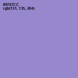 #9787CC - Blue Bell Color Image