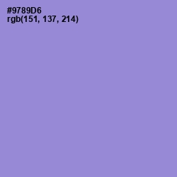 #9789D6 - Blue Bell Color Image
