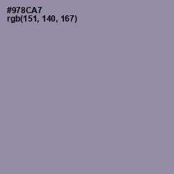 #978CA7 - Manatee Color Image