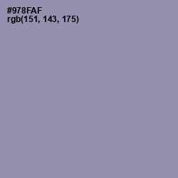 #978FAF - Manatee Color Image