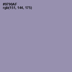 #9790AF - Manatee Color Image
