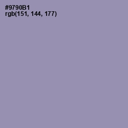 #9790B1 - Manatee Color Image