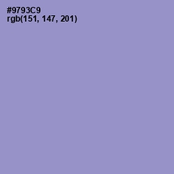 #9793C9 - Blue Bell Color Image