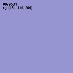 #9795D1 - Blue Bell Color Image