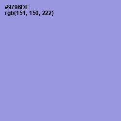 #9796DE - Blue Bell Color Image