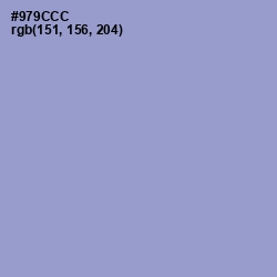 #979CCC - Blue Bell Color Image