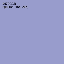 #979CCD - Blue Bell Color Image