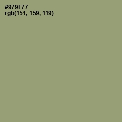 #979F77 - Gurkha Color Image