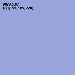 #97A5DC - Polo Blue Color Image