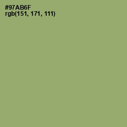 #97AB6F - Olivine Color Image