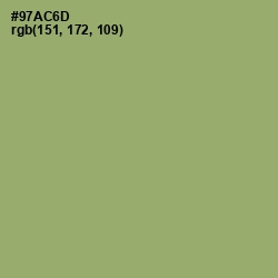 #97AC6D - Olivine Color Image