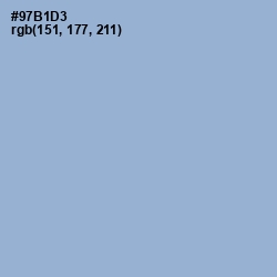 #97B1D3 - Rock Blue Color Image