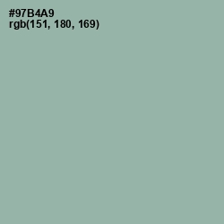 #97B4A9 - Summer Green Color Image