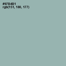 #97B4B1 - Summer Green Color Image