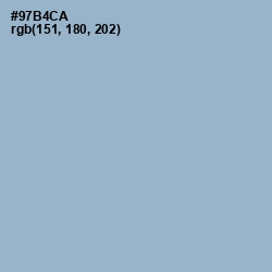 #97B4CA - Rock Blue Color Image