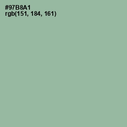 #97B8A1 - Summer Green Color Image
