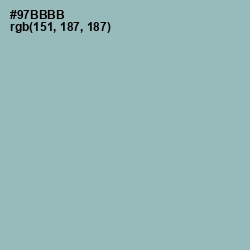 #97BBBB - Summer Green Color Image