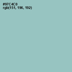 #97C4C0 - Half Baked Color Image