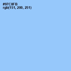 #97C8FB - Cornflower Color Image