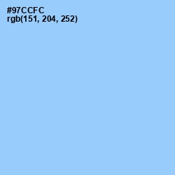 #97CCFC - Cornflower Color Image