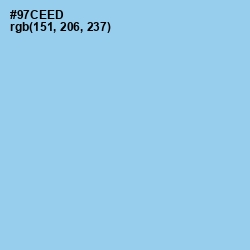 #97CEED - Cornflower Color Image