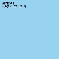 #97D3F1 - Cornflower Color Image