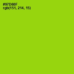 #97D60F - Pistachio Color Image