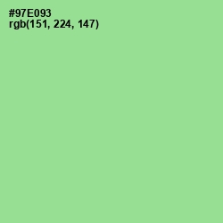 #97E093 - Granny Smith Apple Color Image