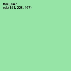 #97E4A7 - Algae Green Color Image