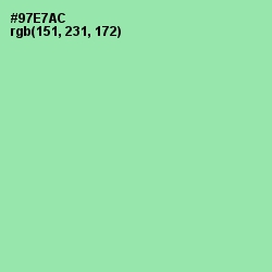 #97E7AC - Algae Green Color Image