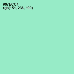 #97ECC7 - Riptide Color Image