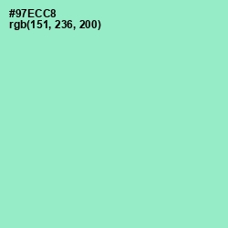 #97ECC8 - Riptide Color Image