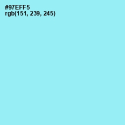 #97EFF5 - Anakiwa Color Image
