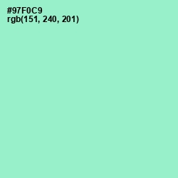 #97F0C9 - Riptide Color Image