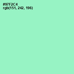 #97F2C4 - Riptide Color Image