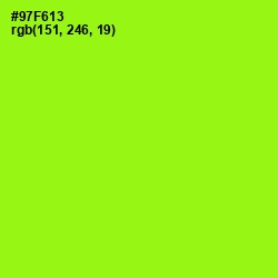 #97F613 - Inch Worm Color Image