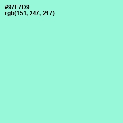 #97F7D9 - Riptide Color Image