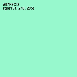 #97F8CD - Riptide Color Image