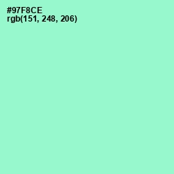 #97F8CE - Riptide Color Image