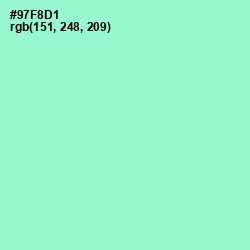 #97F8D1 - Riptide Color Image