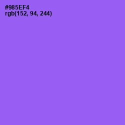 #985EF4 - Medium Purple Color Image