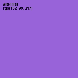 #9863D9 - Amethyst Color Image