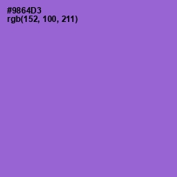 #9864D3 - Amethyst Color Image