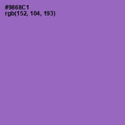 #9868C1 - Amethyst Color Image