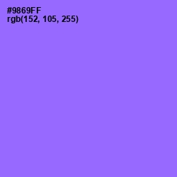 #9869FF - Medium Purple Color Image