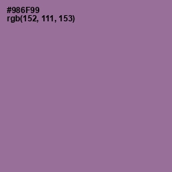 #986F99 - Mountbatten Pink Color Image